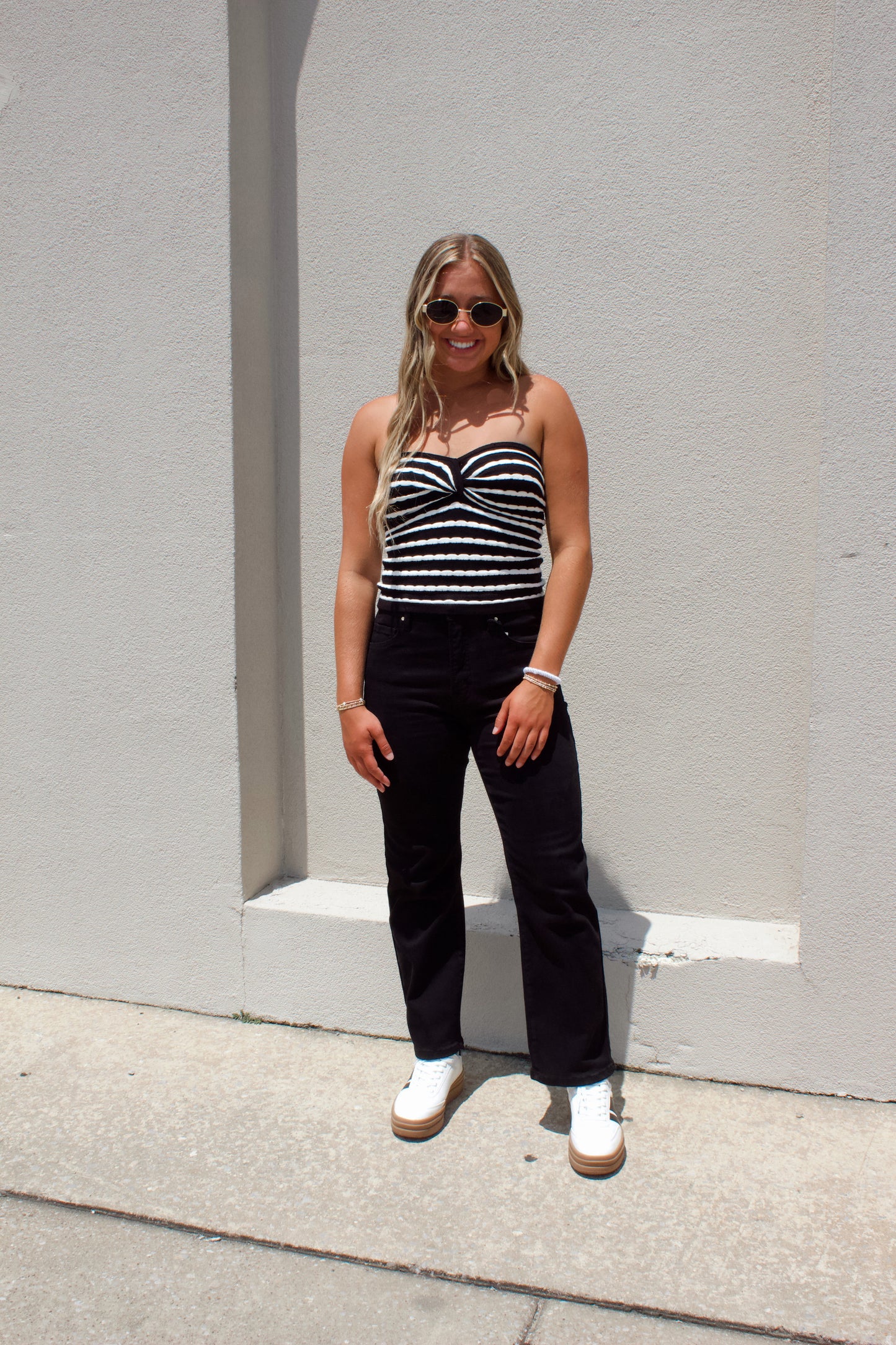 TWIST FRONT TUBE TOP