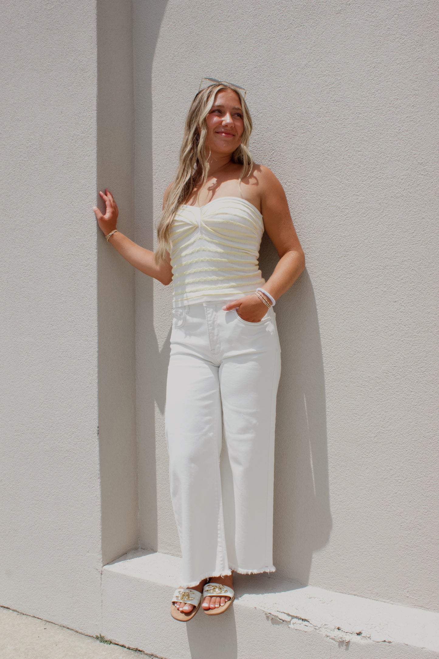 TWIST FRONT TUBE TOP