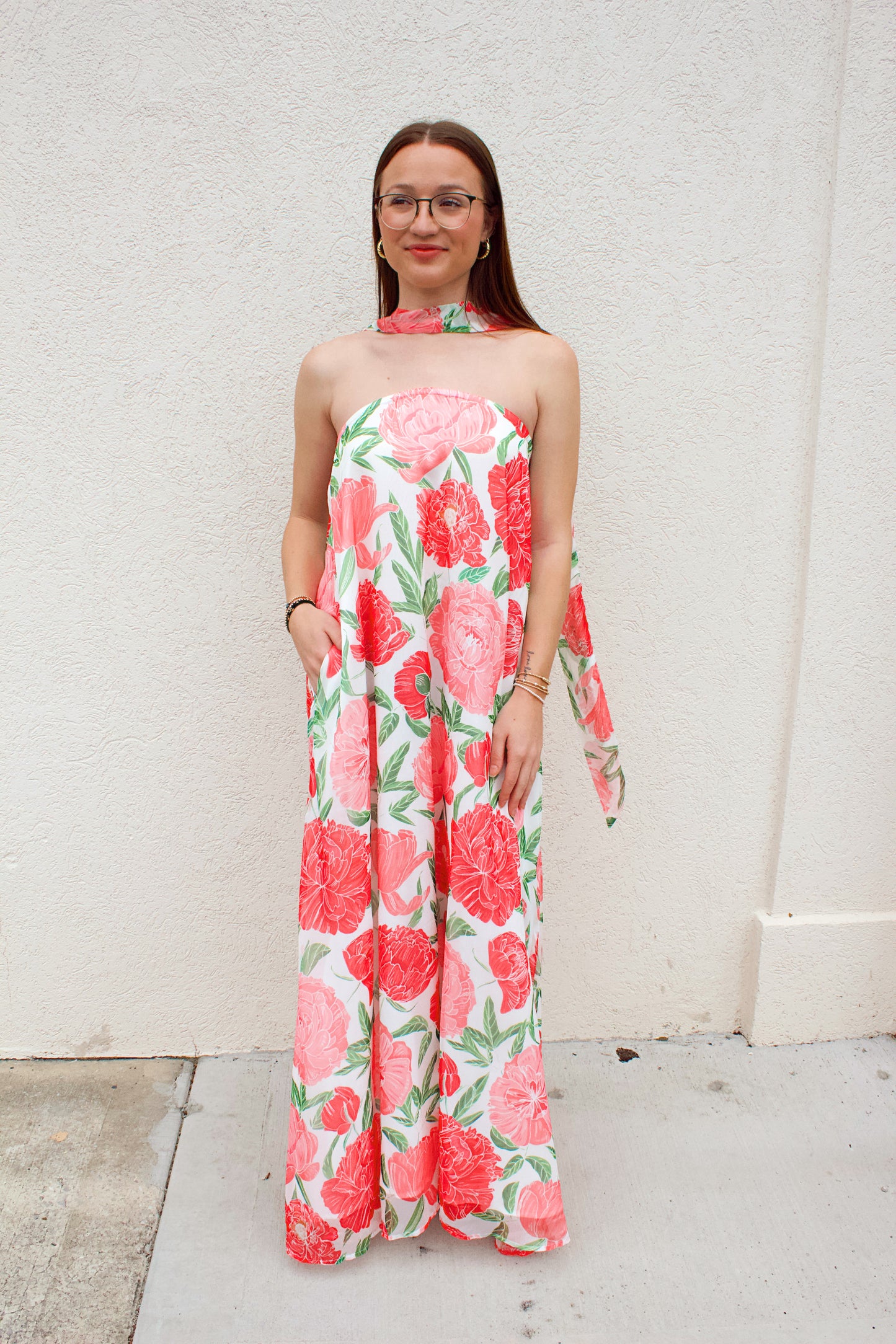 BLUSH GARDEN DRESS