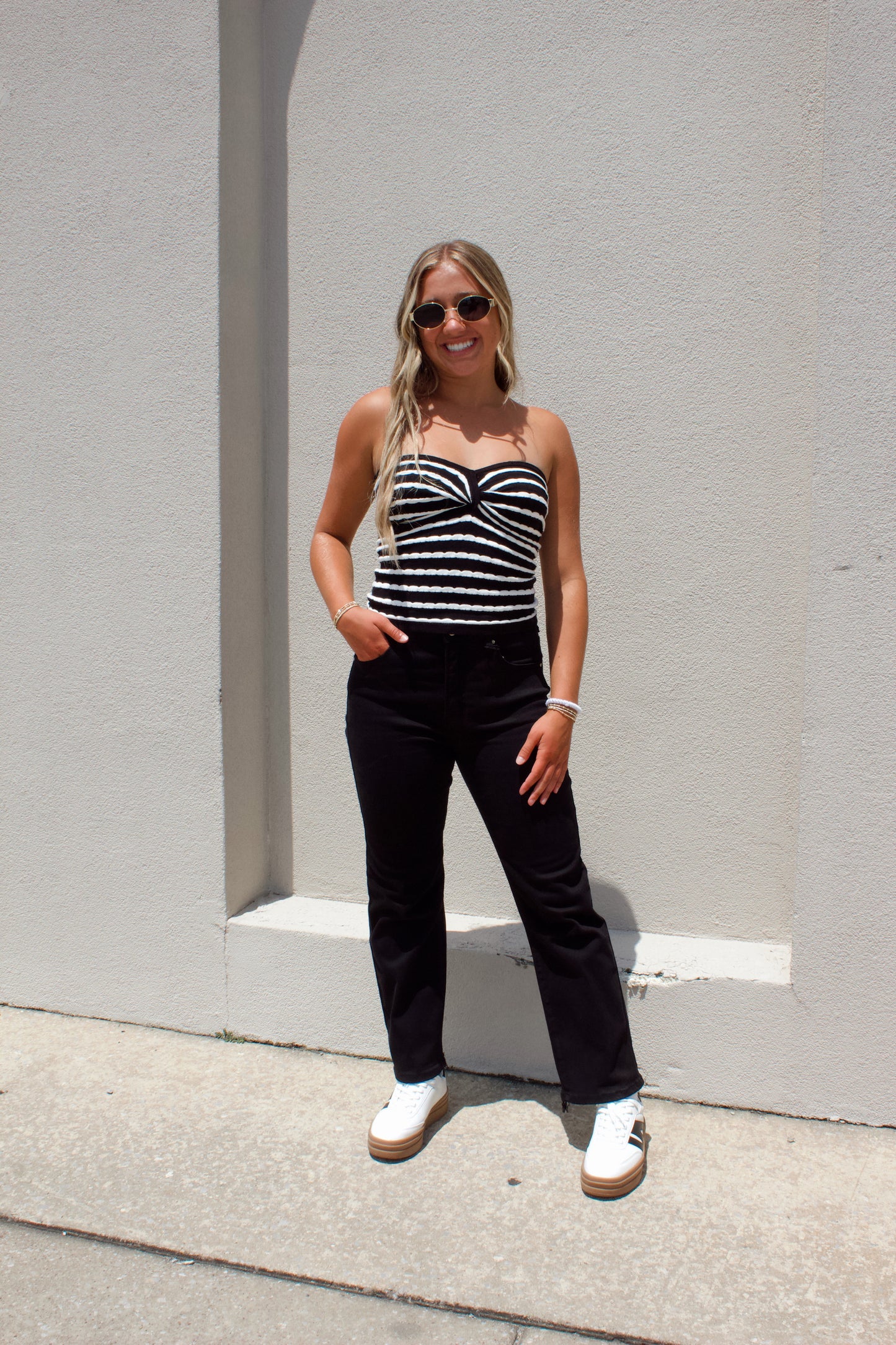 TWIST FRONT TUBE TOP