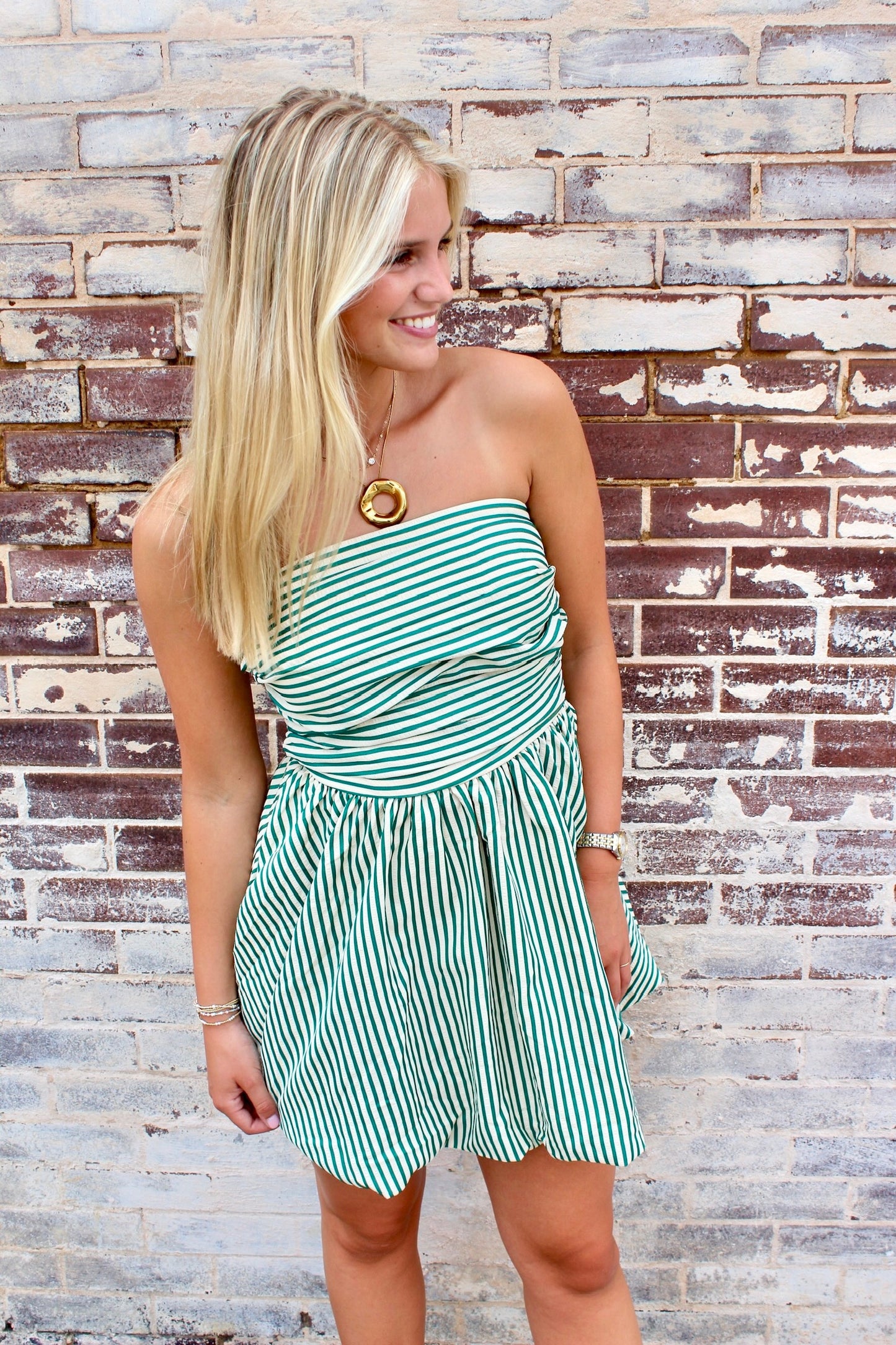 EMERALD TIDE DRESS