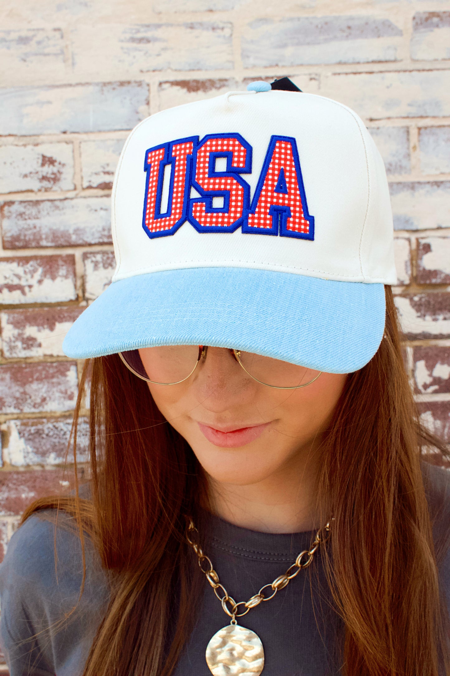 DENIM USA PATCH HAT