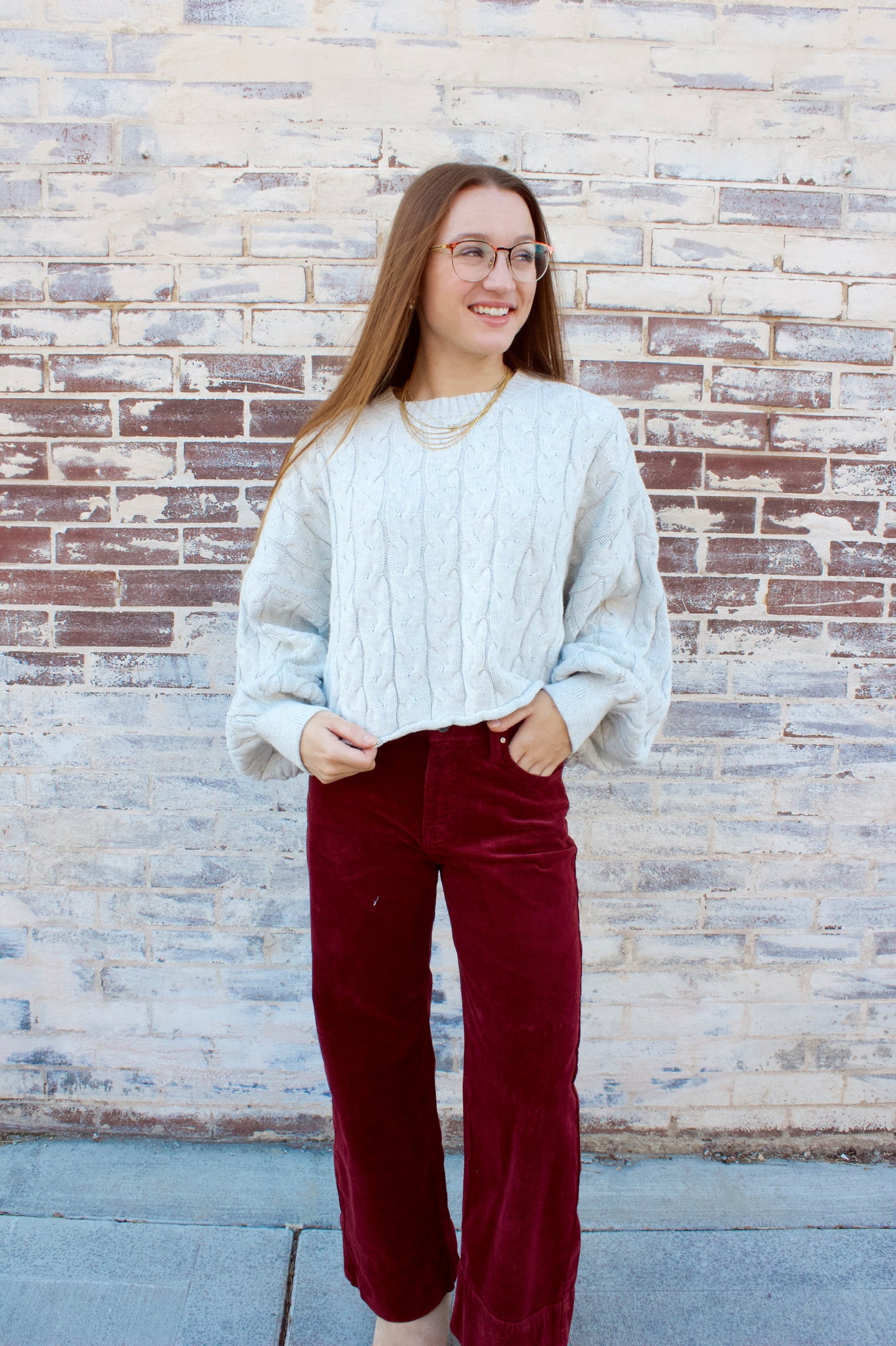 CORDUROY FALLING IN LOVE JEANS