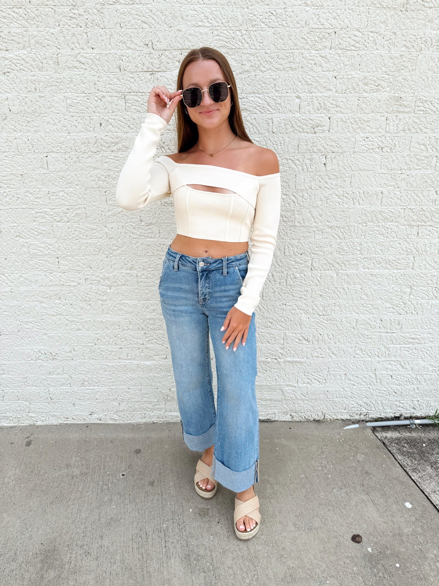 COLD SHOULDER TOP