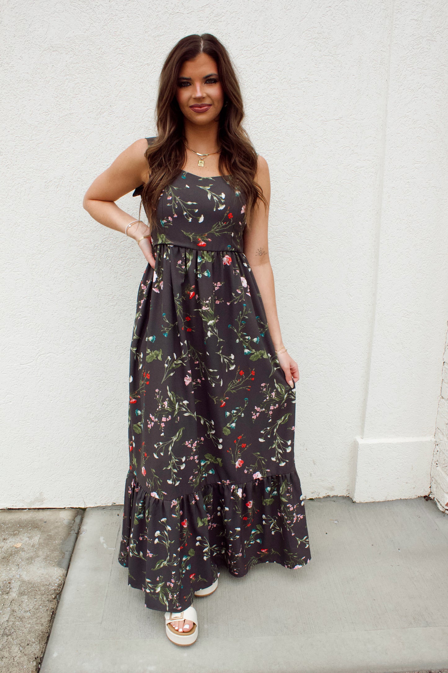 JILL FLORAL MAXI