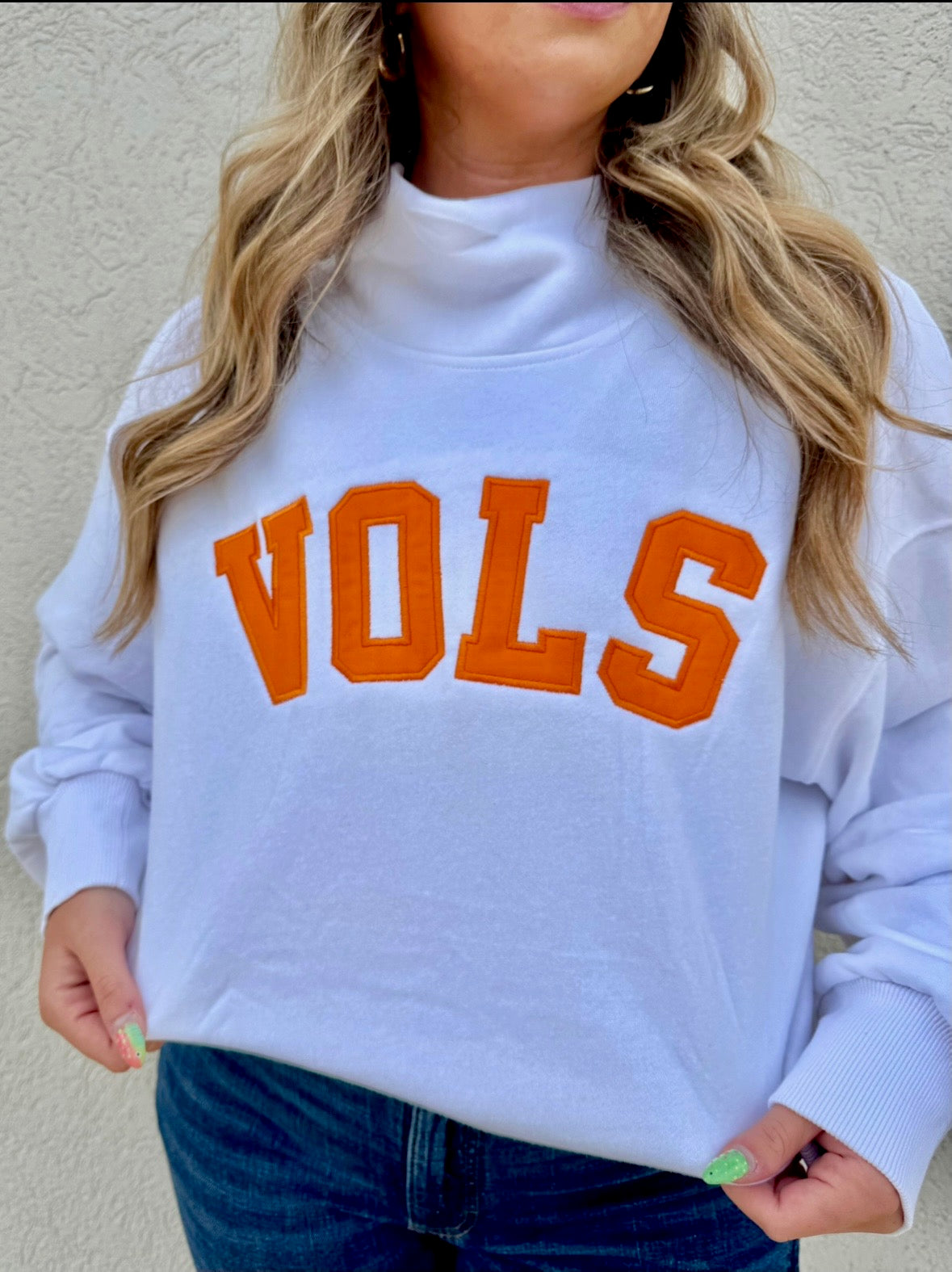 VOLS MOCK NECK SWEATSHIRT