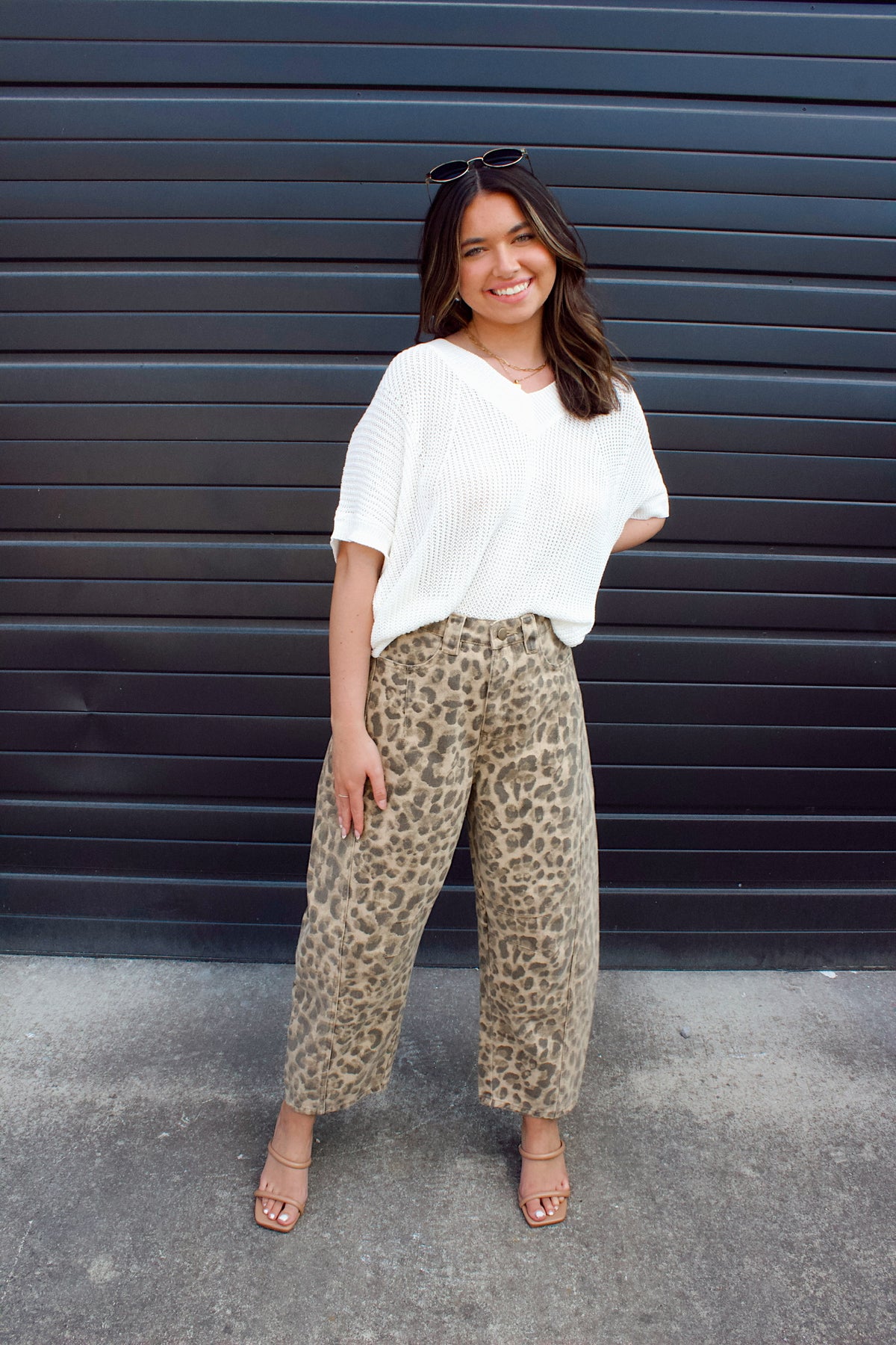 GAYLE SHORT SLEEVE SWEATER