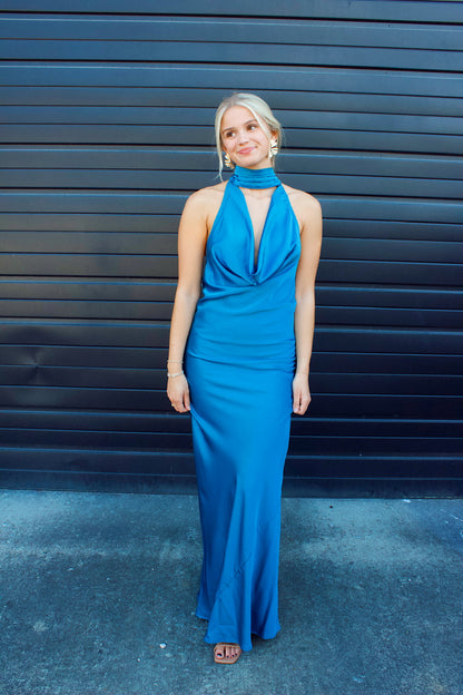 SERENITY SATIN DRESS