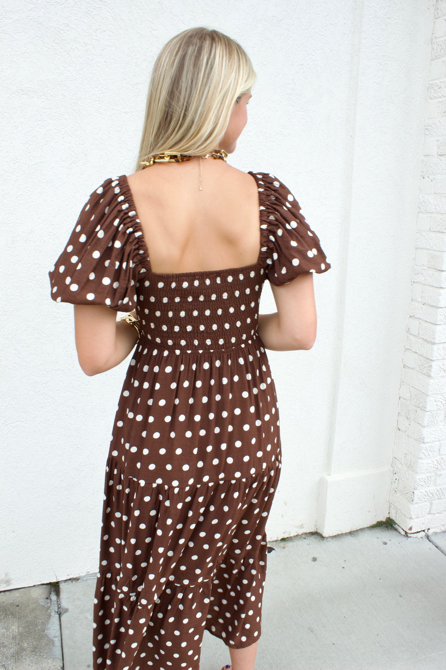 POLKA DOT MOCHA MAXI