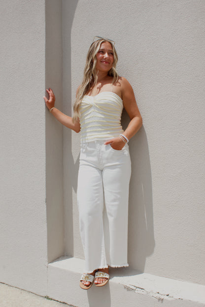 TWIST FRONT TUBE TOP