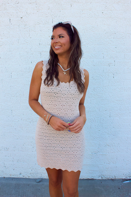 KNIT MINI DRESS