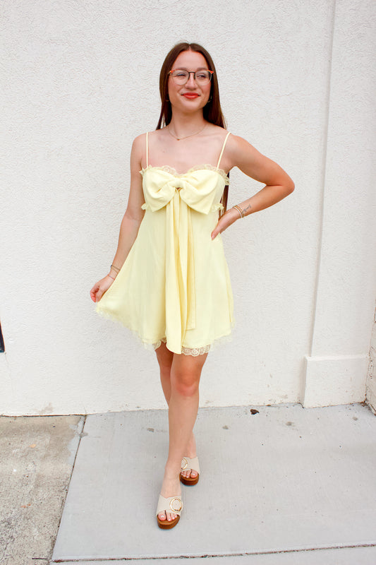 SUGAR PIE BOW DRESS