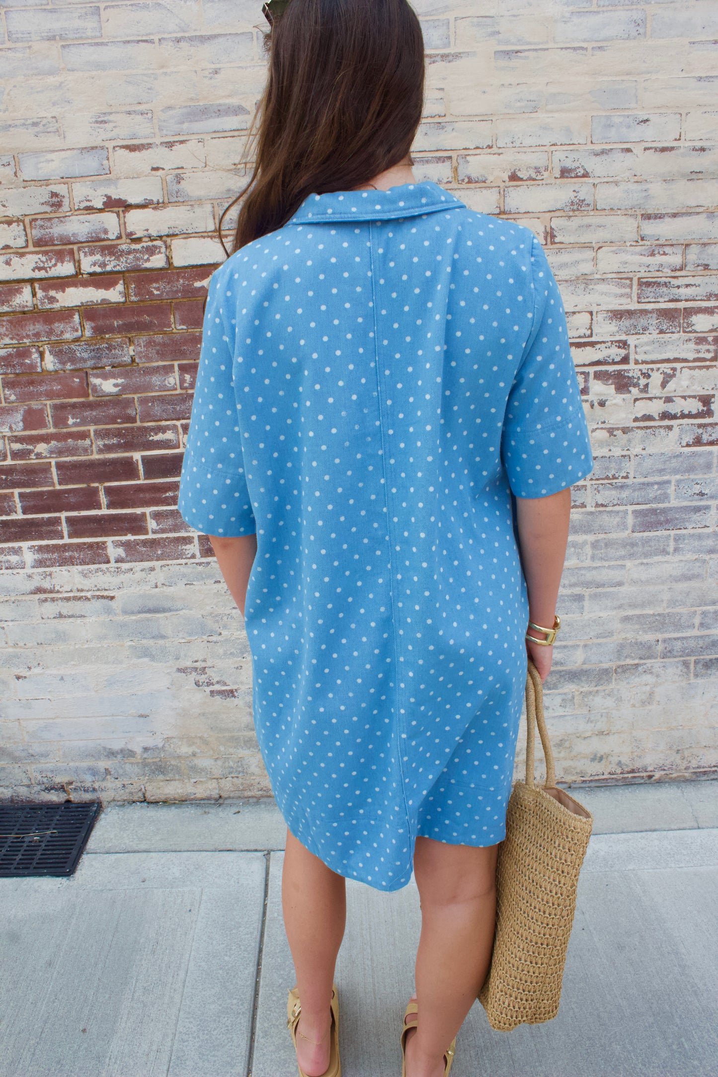 DENIM SHIRT DRESS