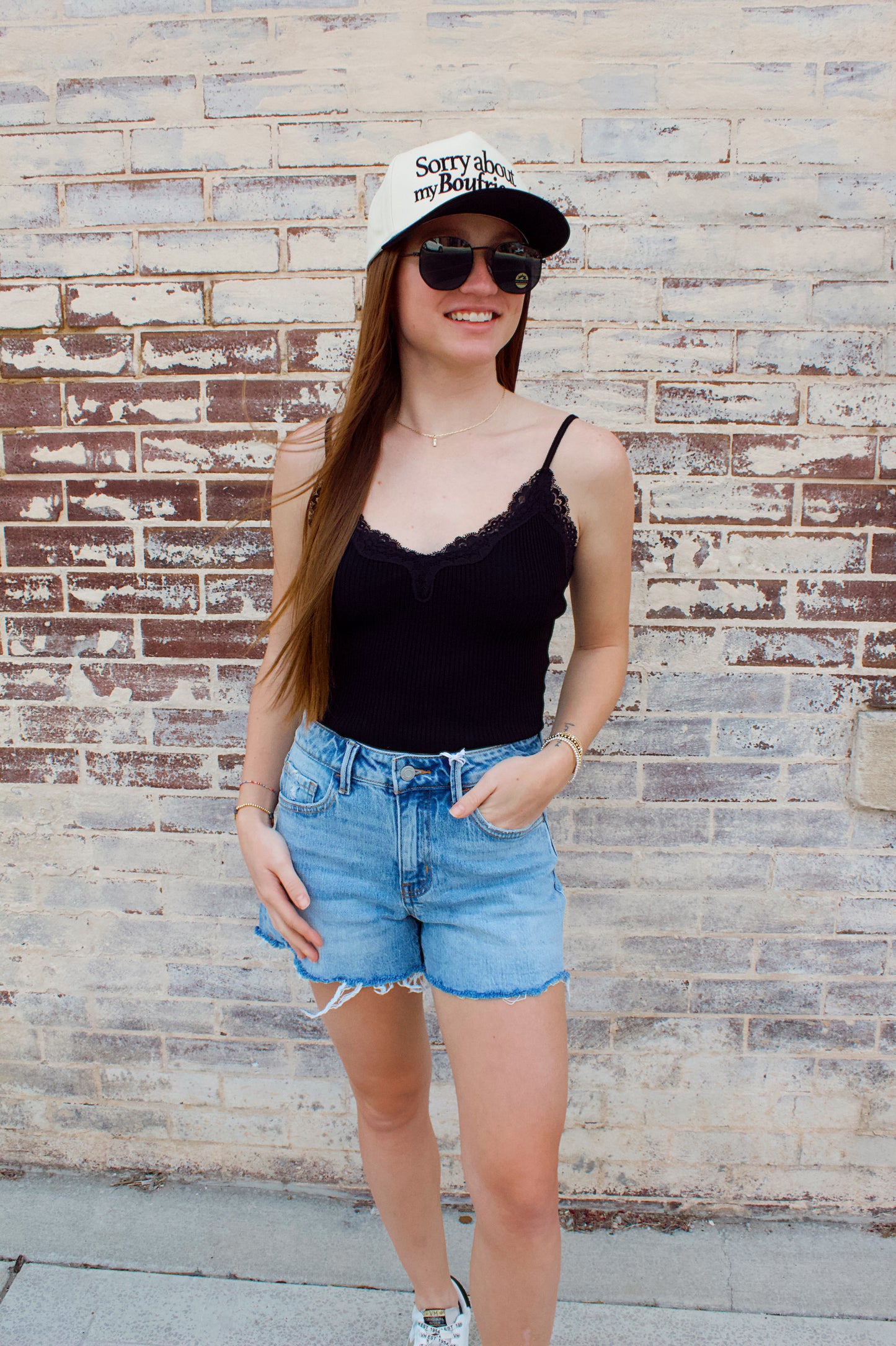 LACE TRIM TANK
