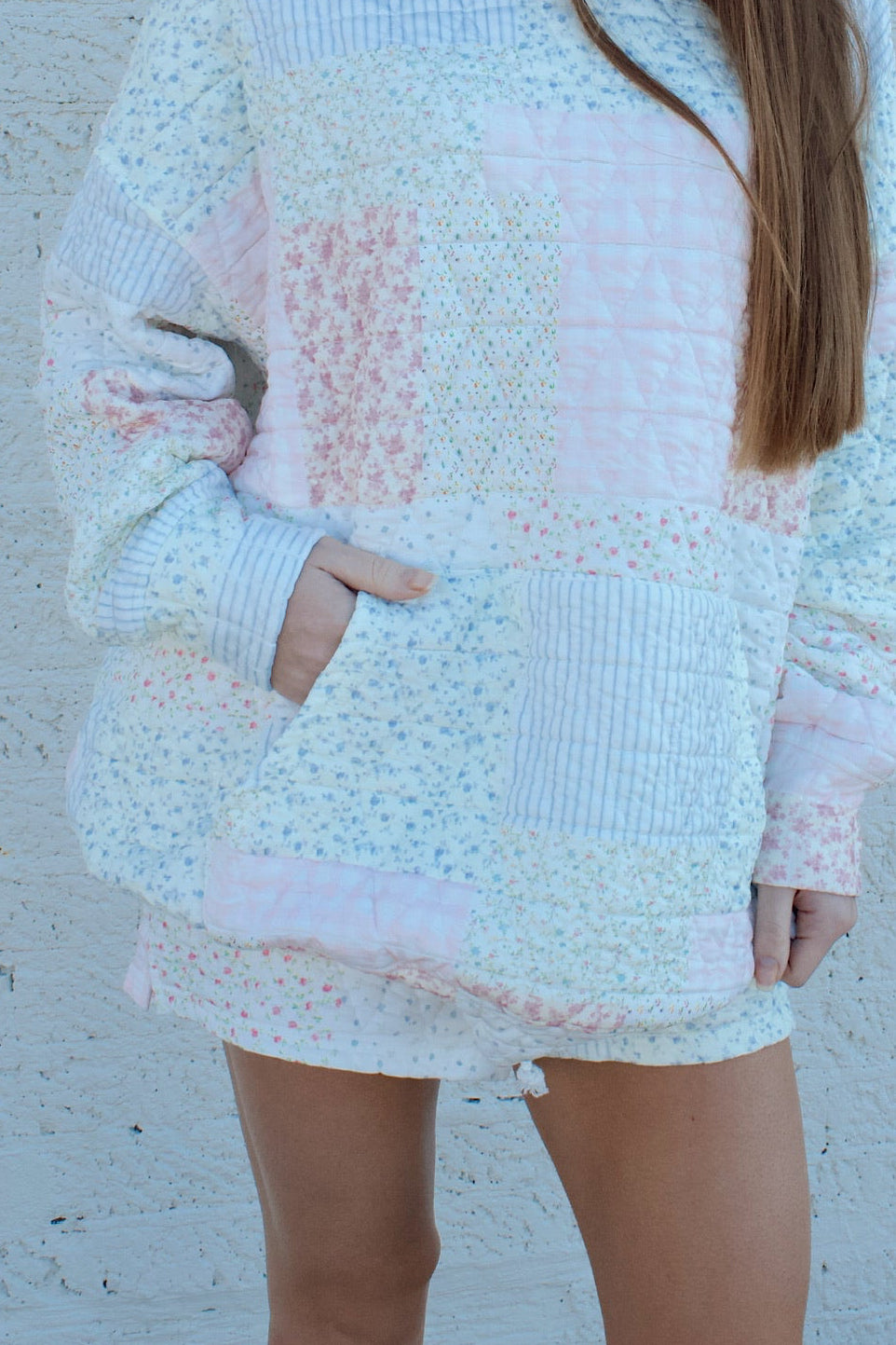 **QUILTED PASTEL SHORTS**