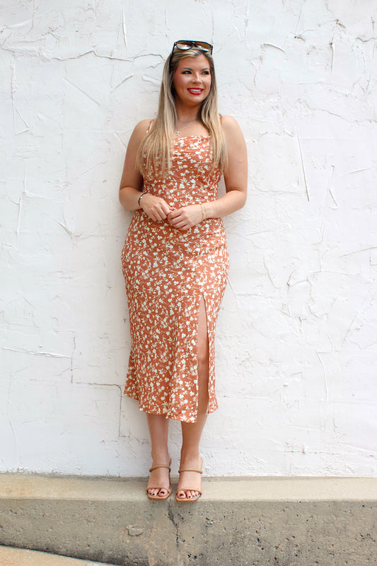 FALL FLORALS DRESS