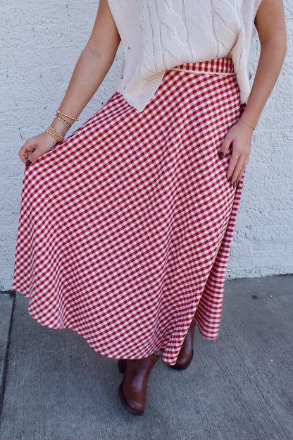 PICKIN DAISES MAXI SKIRT
