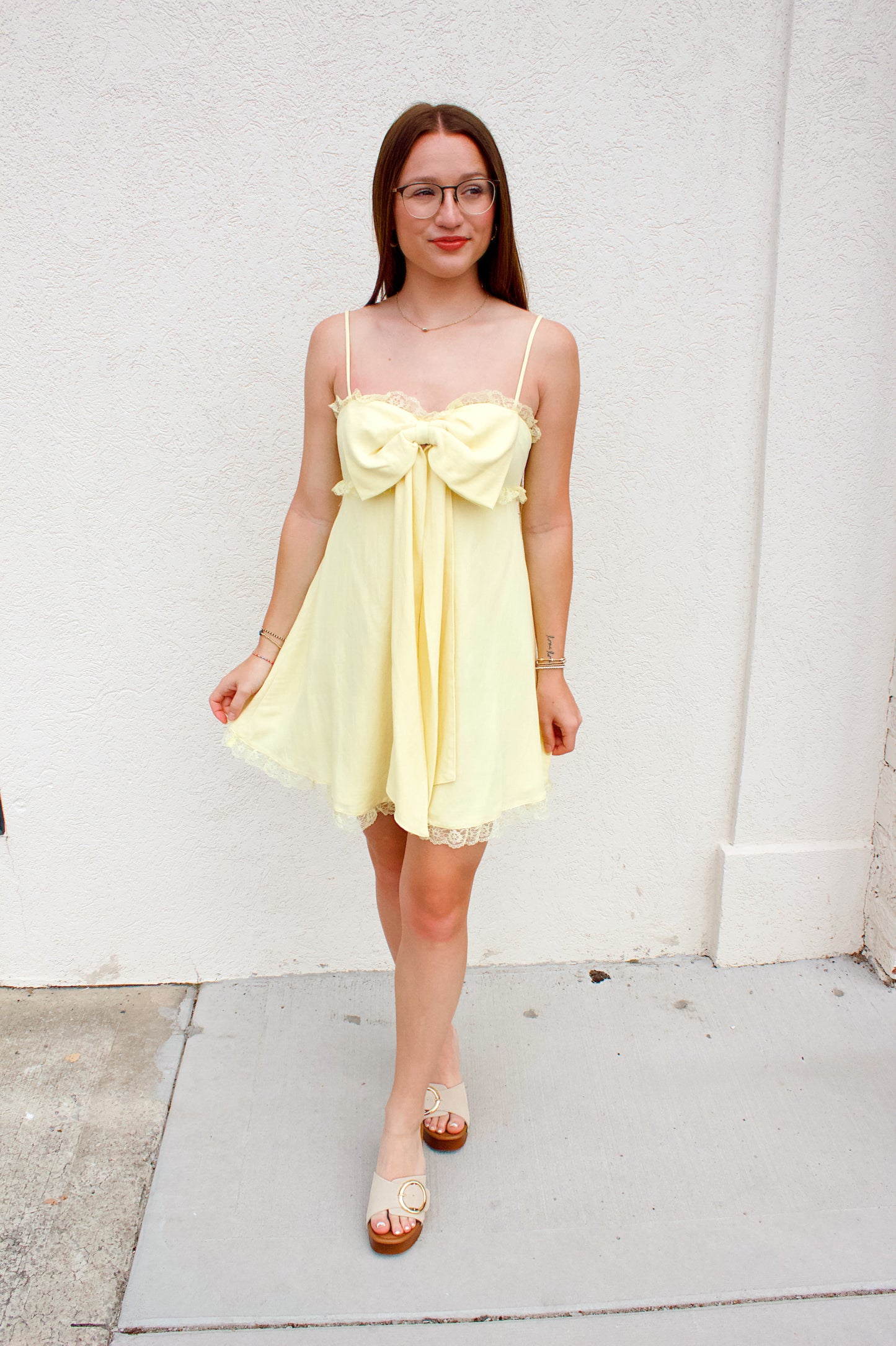 SUGAR PIE BOW DRESS