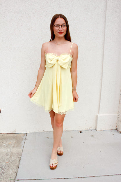 SUGAR PIE BOW DRESS