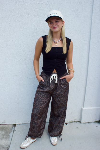 LEOPARD BALLOON BOTTOMS
