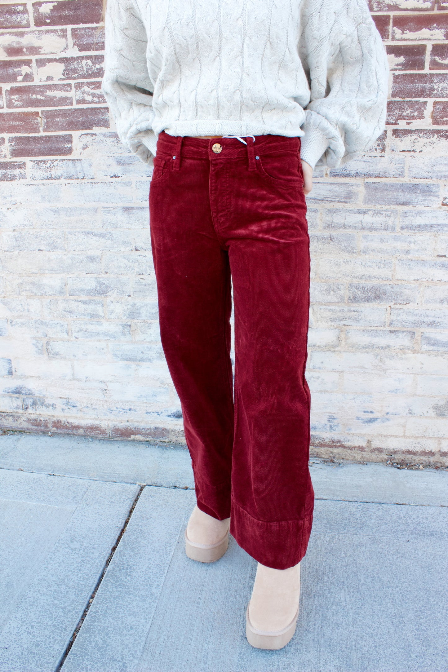 CORDUROY FALLING IN LOVE JEANS