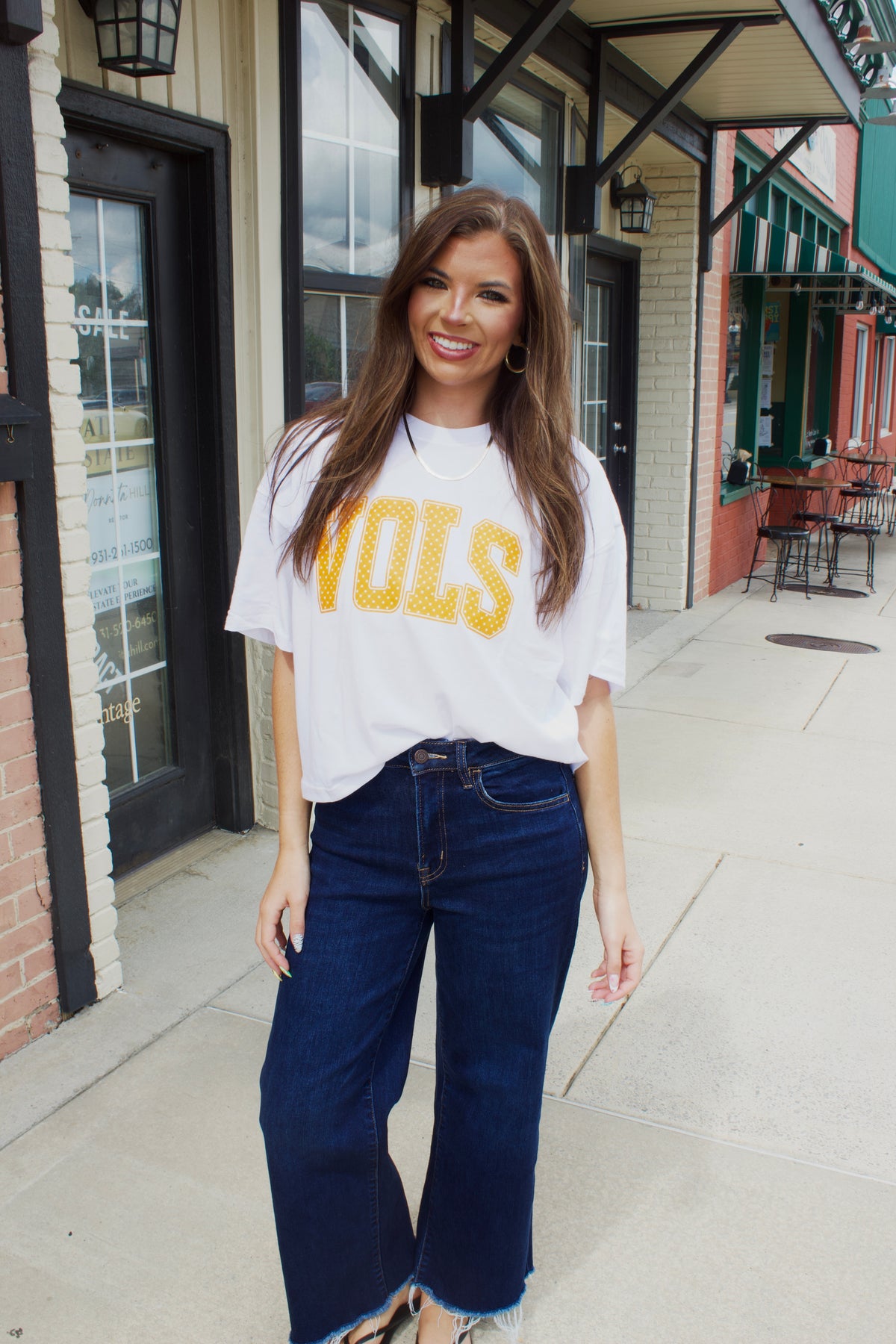 COLLEGIATE VOLS CROP TEE