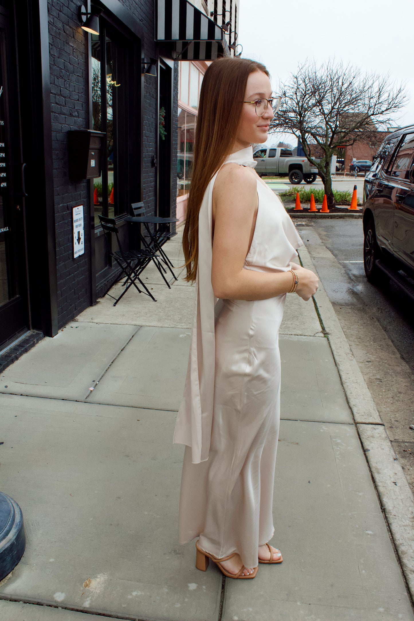 EVER AFTER HALTER DRESS