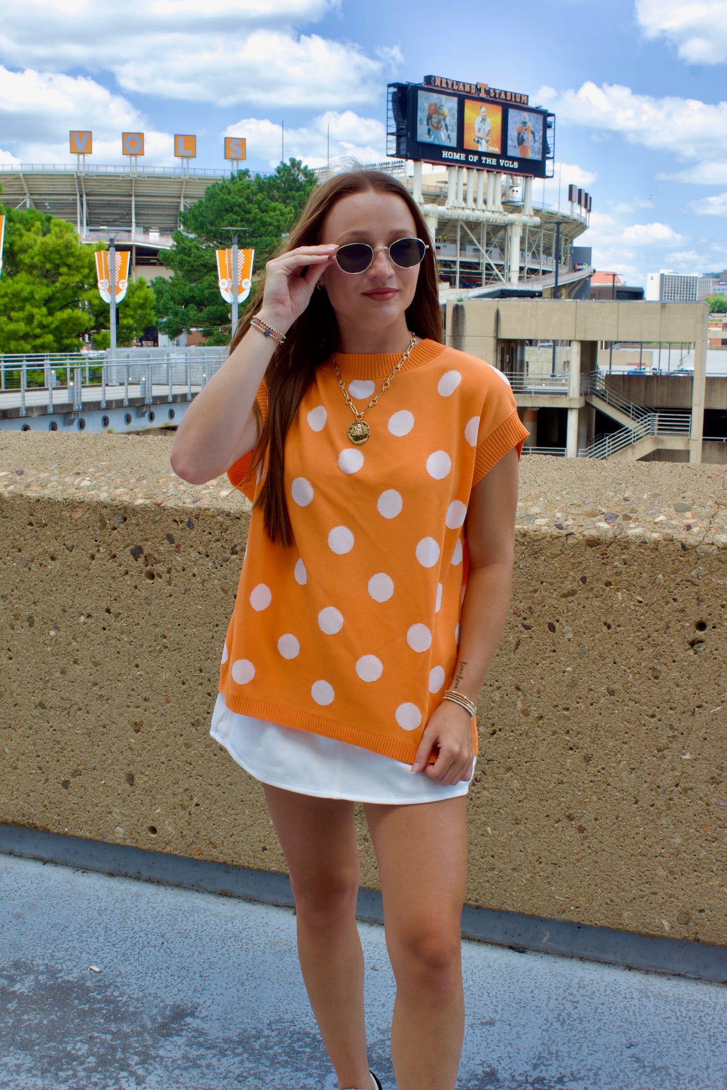 **ROCKY TOP DOTS SWEATER**