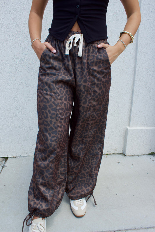 LEOPARD BALLOON BOTTOMS