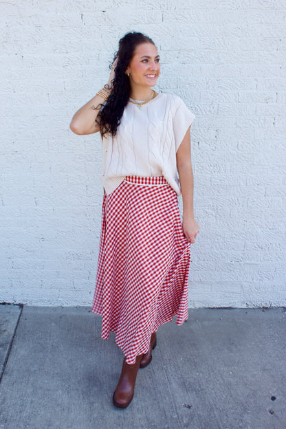 PICKIN DAISES MAXI SKIRT