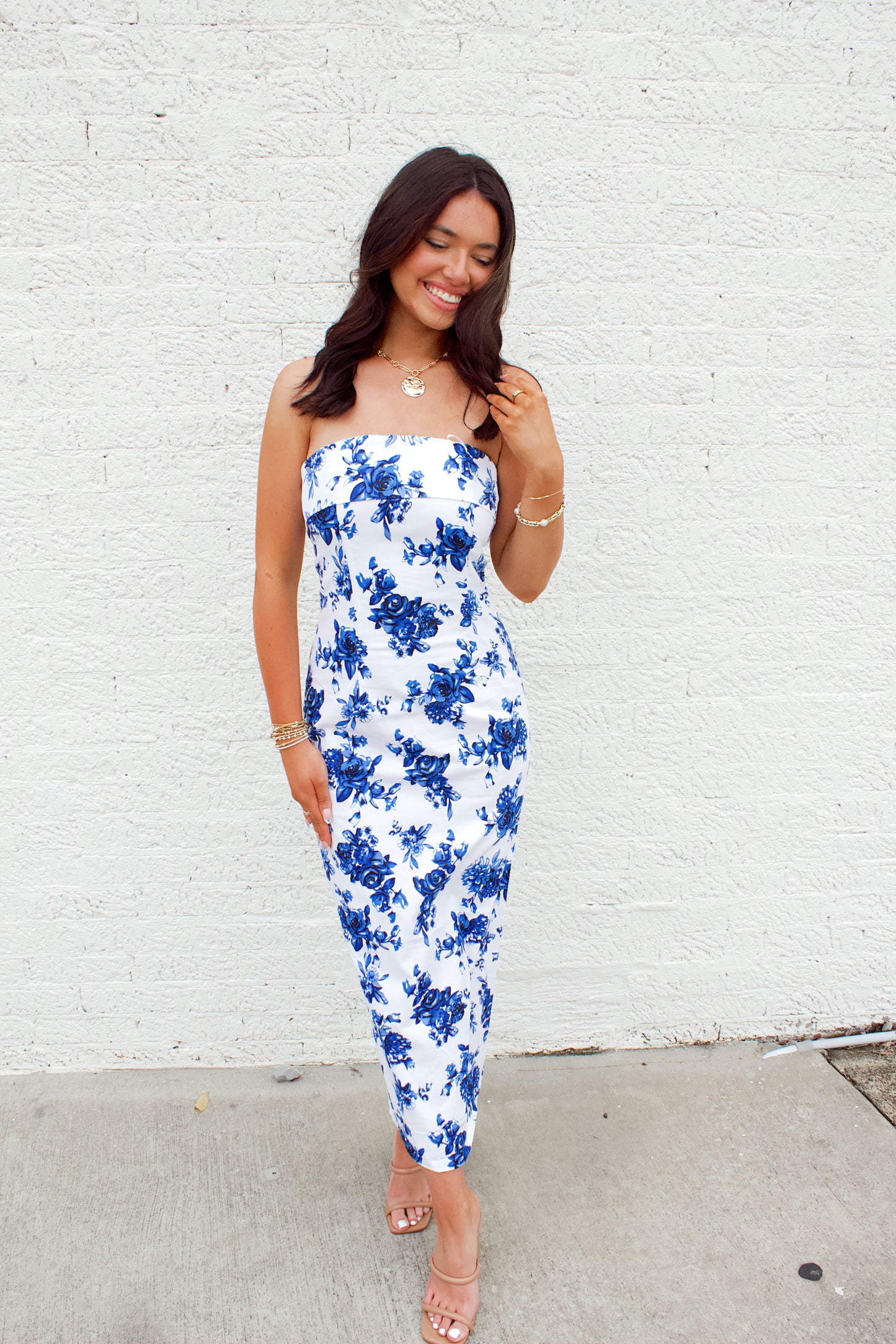 KELSEY FLORAL TUBE DRESS