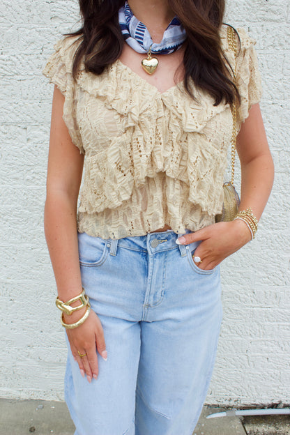 LACE PATTERN TANK