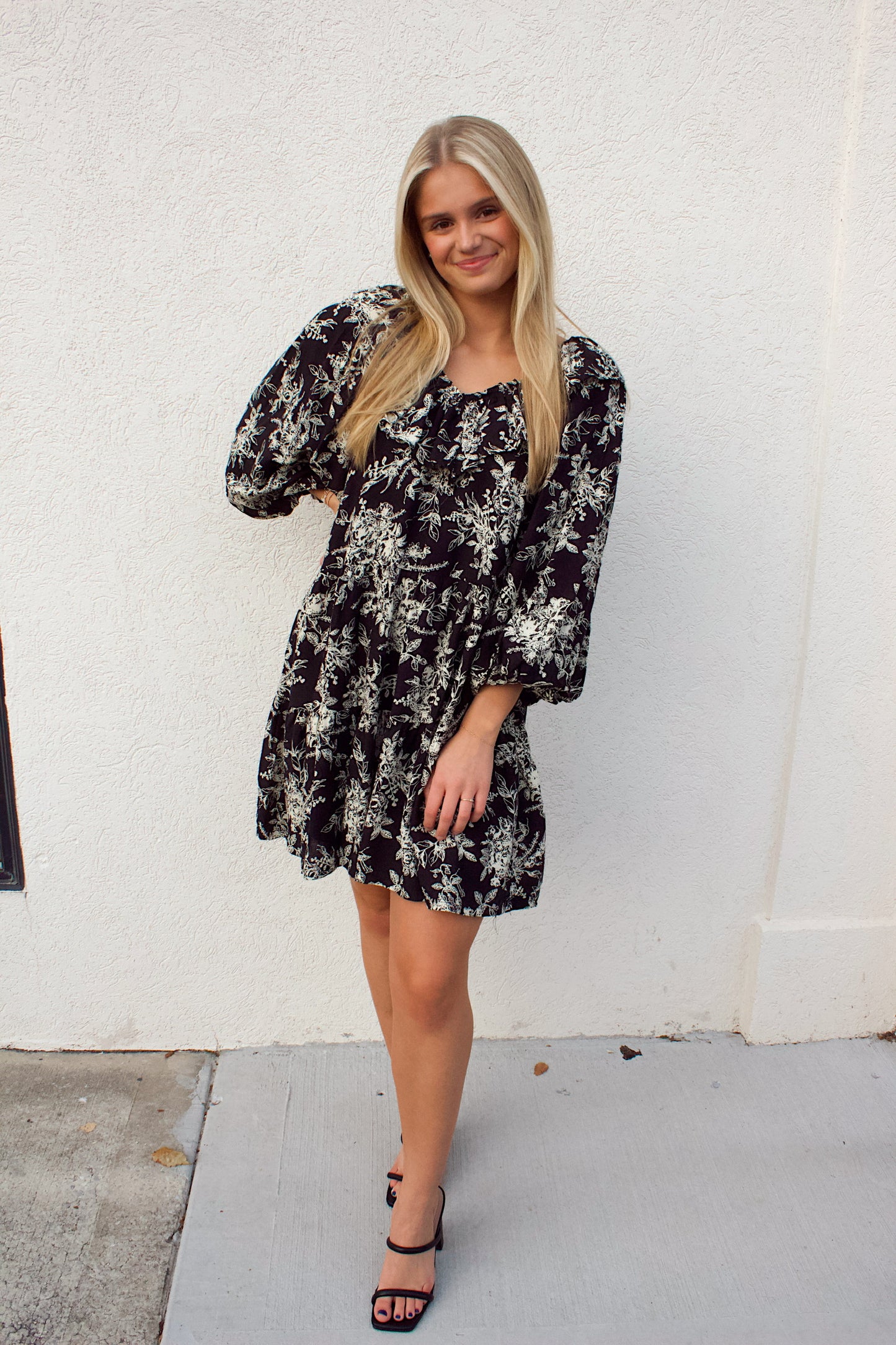 WINTER FLORALS DRESS