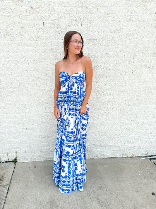BLUE CLAM DRESS