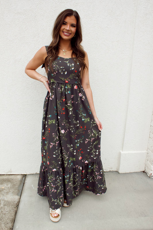 JILL FLORAL MAXI