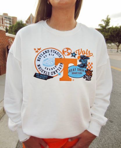 TENN LAYER PATCH CREWNECK