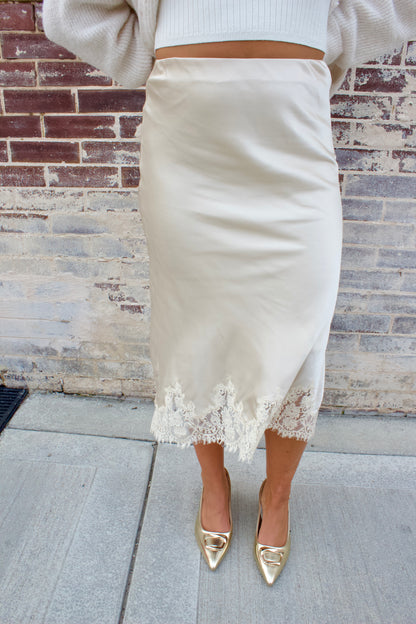 LACEY SLIP SKIRT