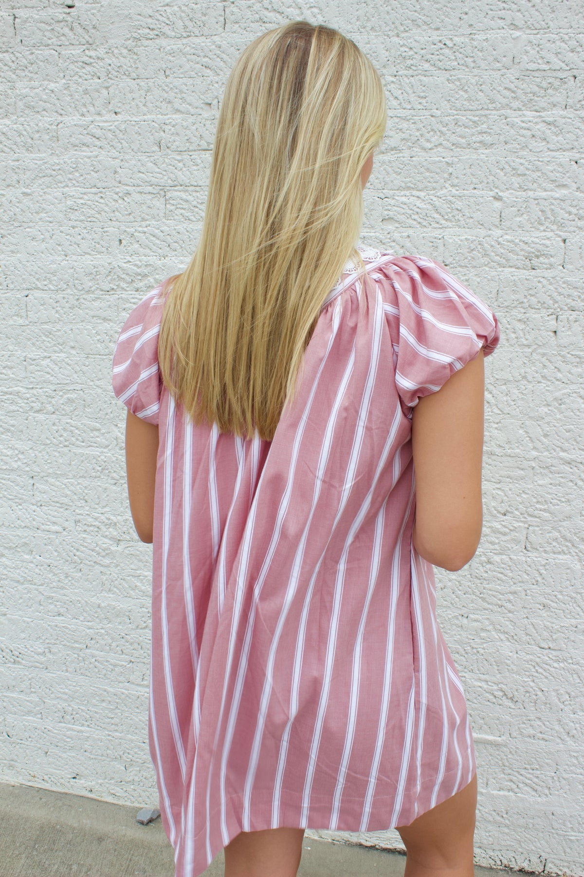 BABYDOLL STRIPED DRESS