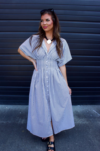 JOSEPHINE STRIPED MAXI