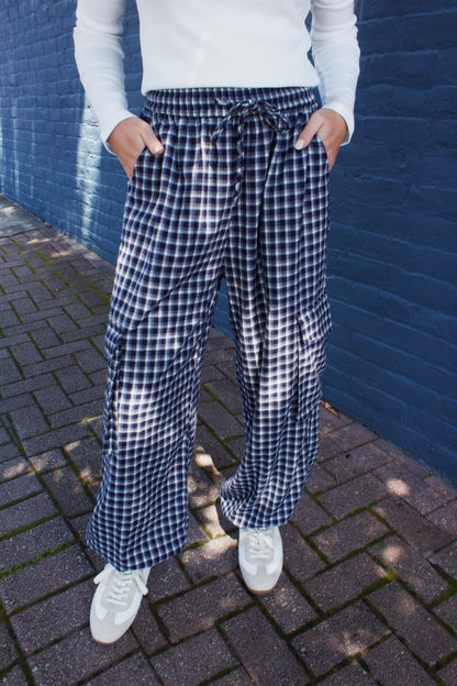 PATTY PLAID JOGGERS