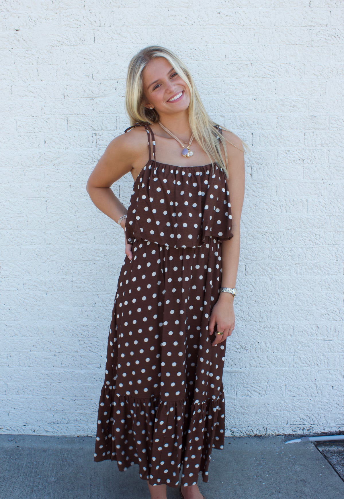 POLLY POLKA DOT MAXI