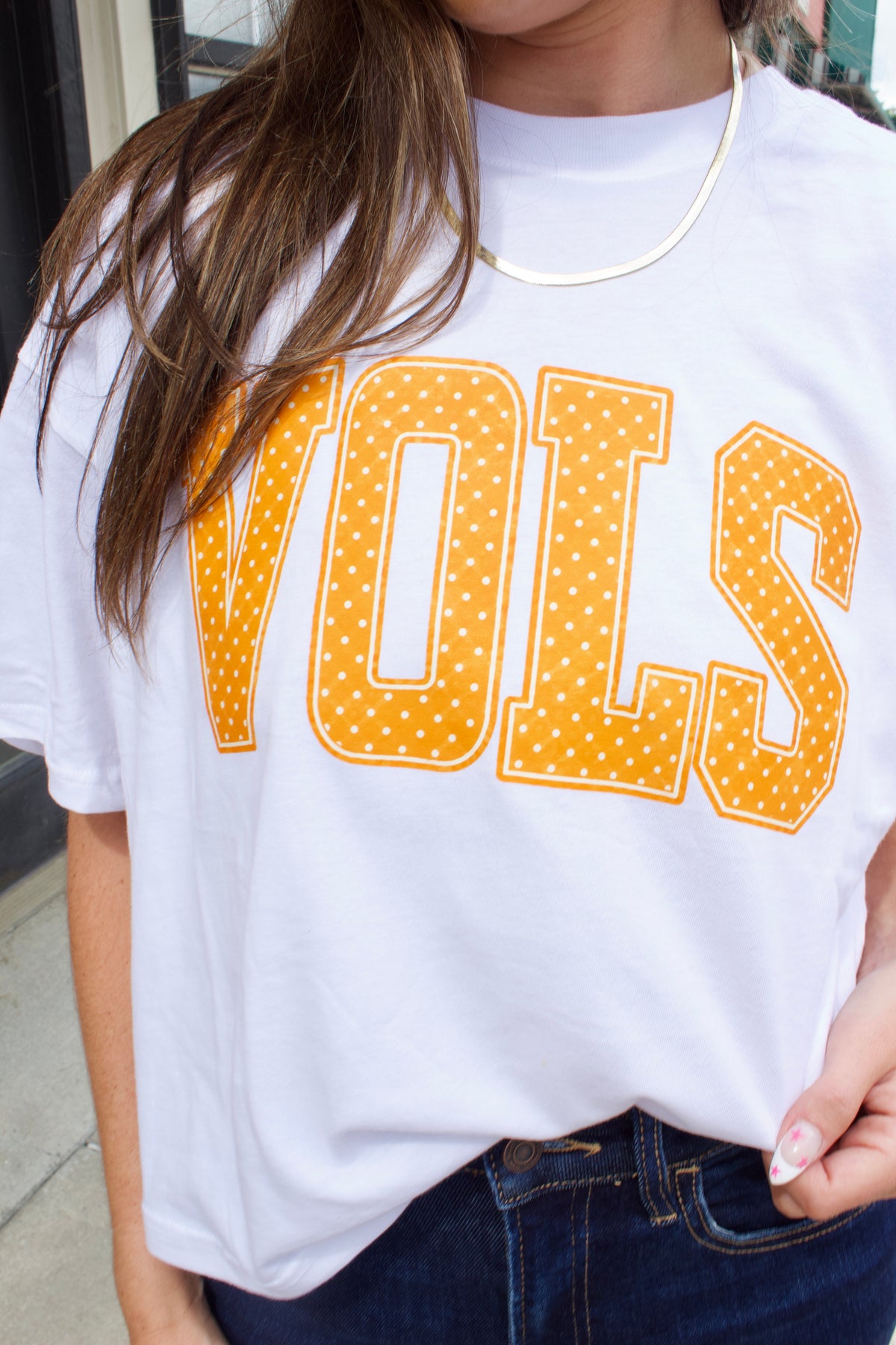 COLLEGIATE VOLS CROP TEE