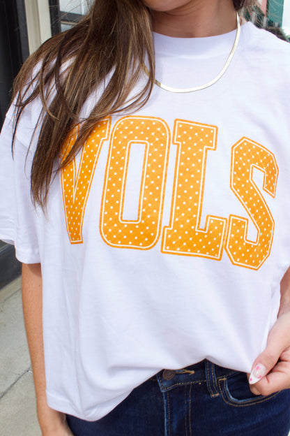 COLLEGIATE VOLS CROP TEE