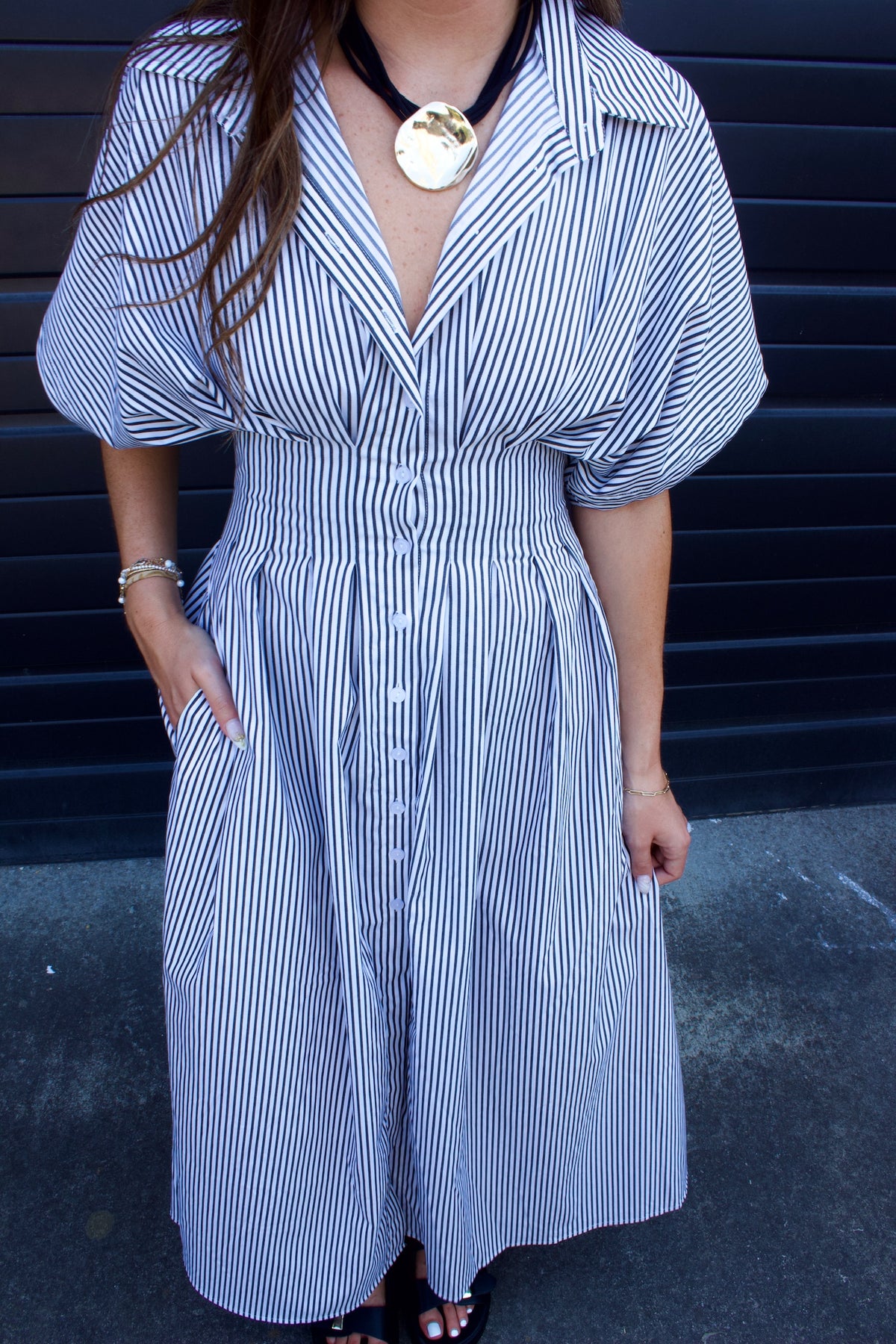 JOSEPHINE STRIPED MAXI