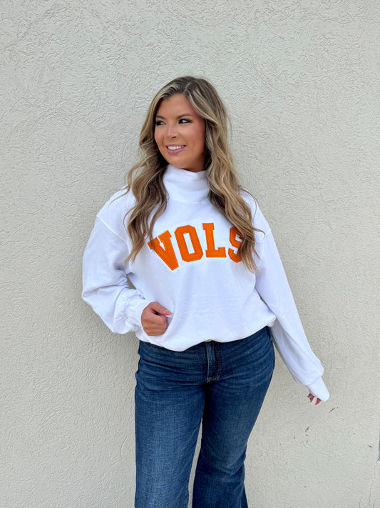 VOLS MOCK NECK SWEATSHIRT