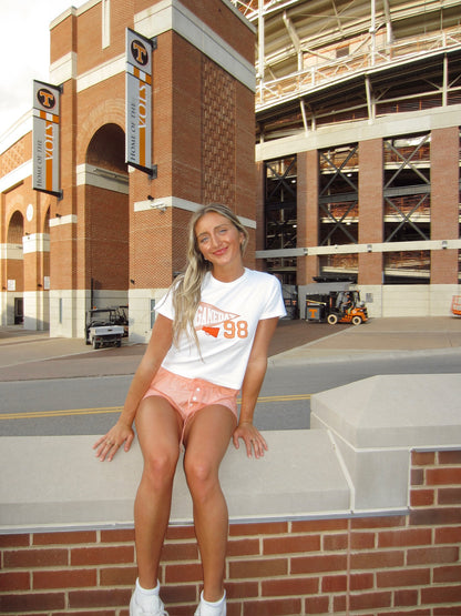 PATCHWORK GAMEDAY BABY TEE
