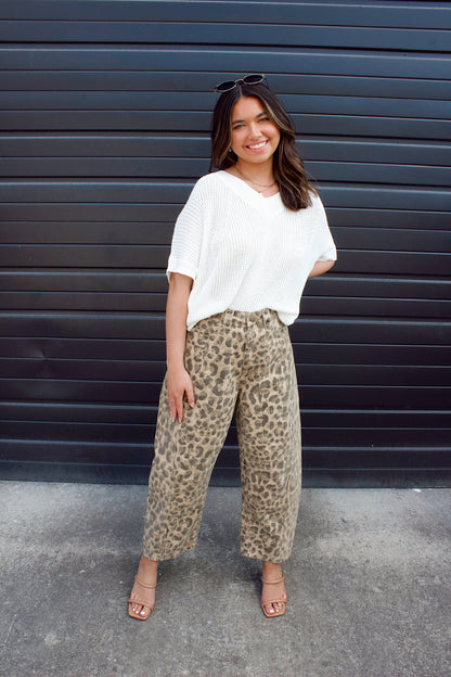 GAYLE SHORT SLEEVE SWEATER