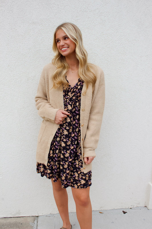 GOLD ACCENTED CARDIGAN