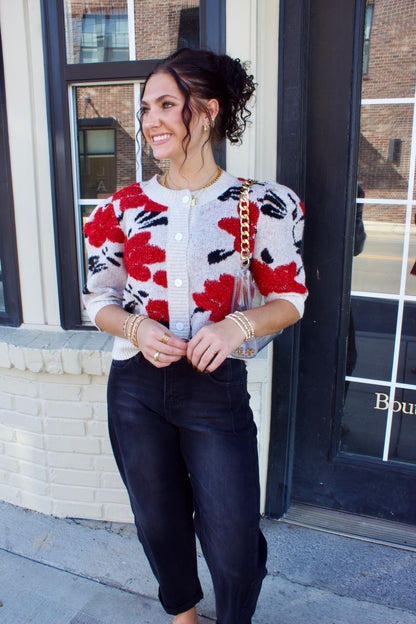 **FRANCIS FLORAL SWEATER**