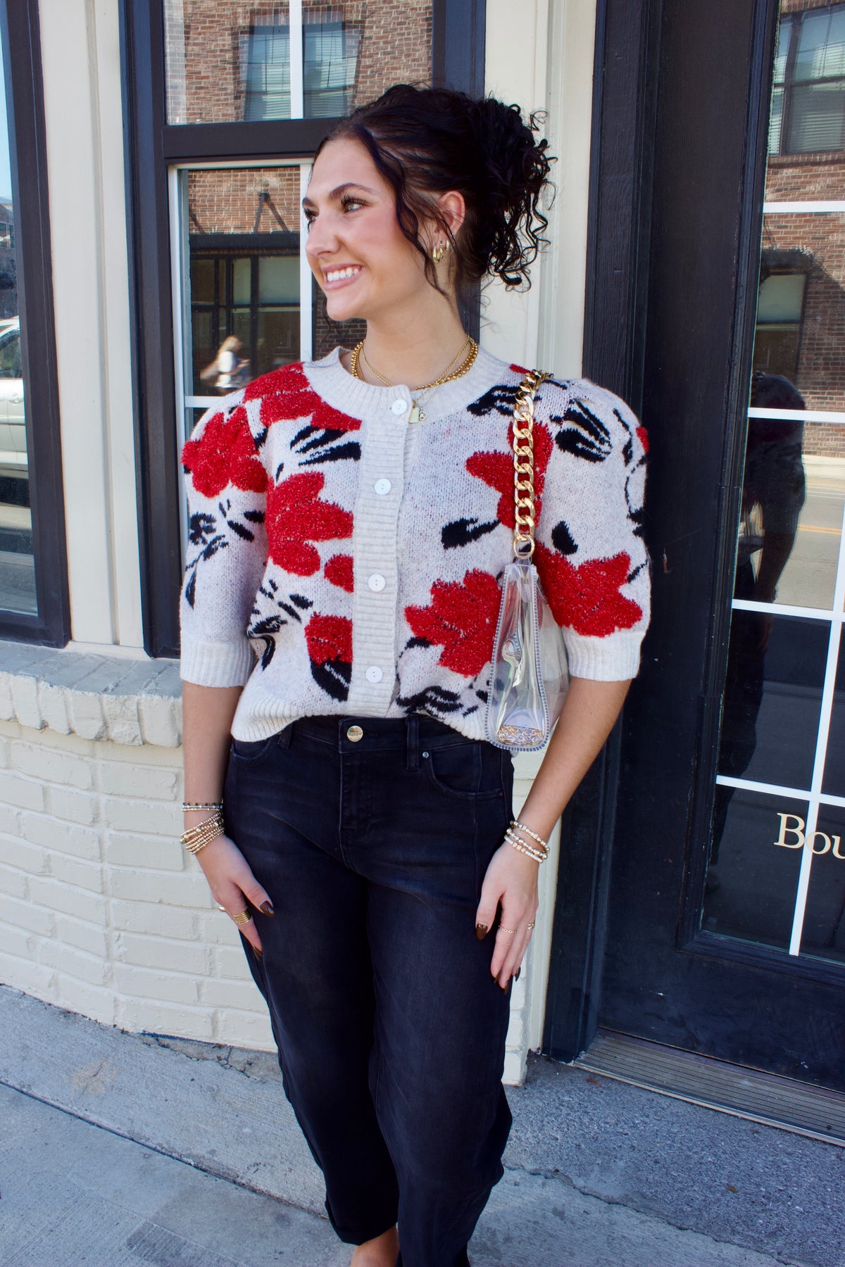 **FRANCIS FLORAL SWEATER**